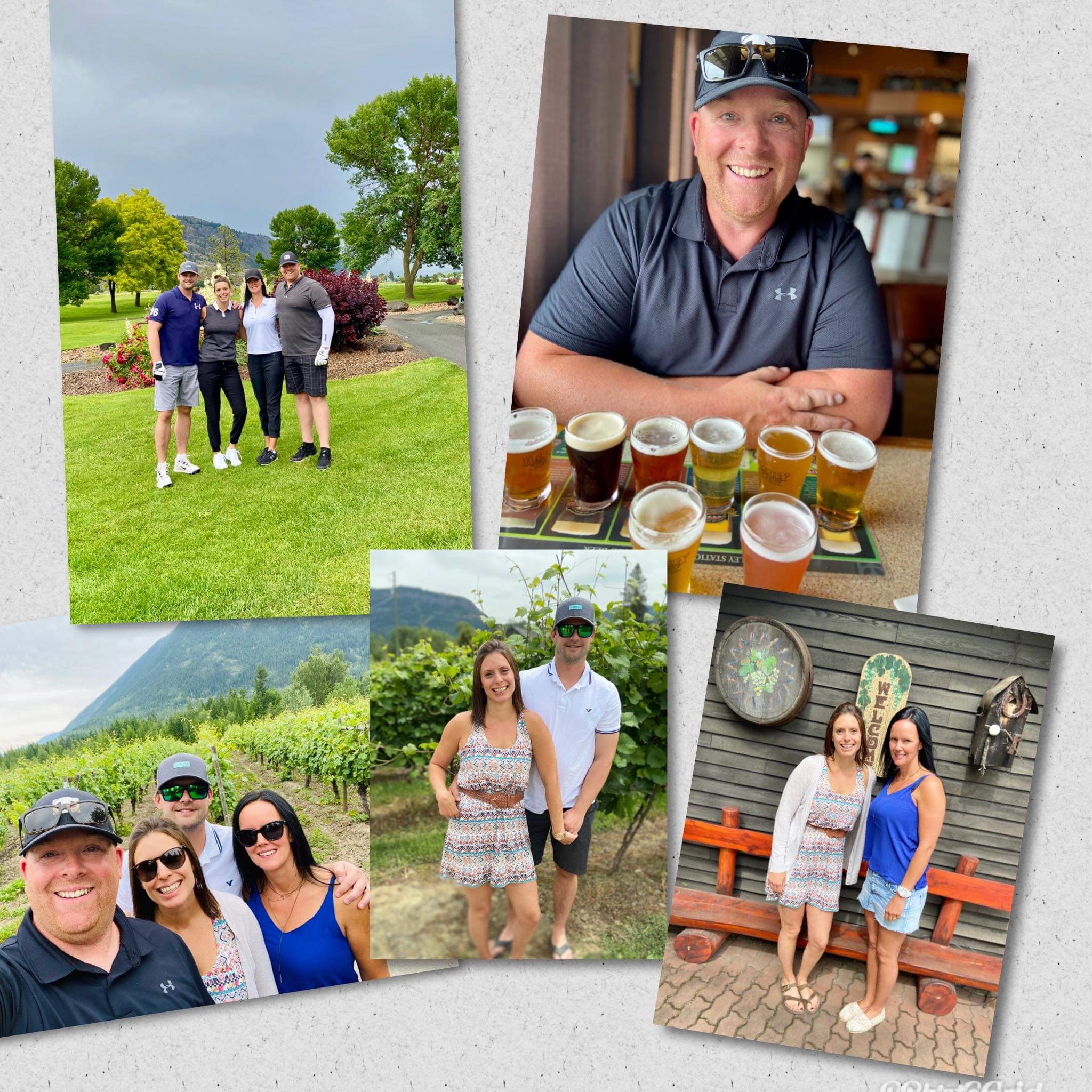 Four friends enjoying a staycation in Kamloops that they won in the BC Wildlife Park Photo contest.